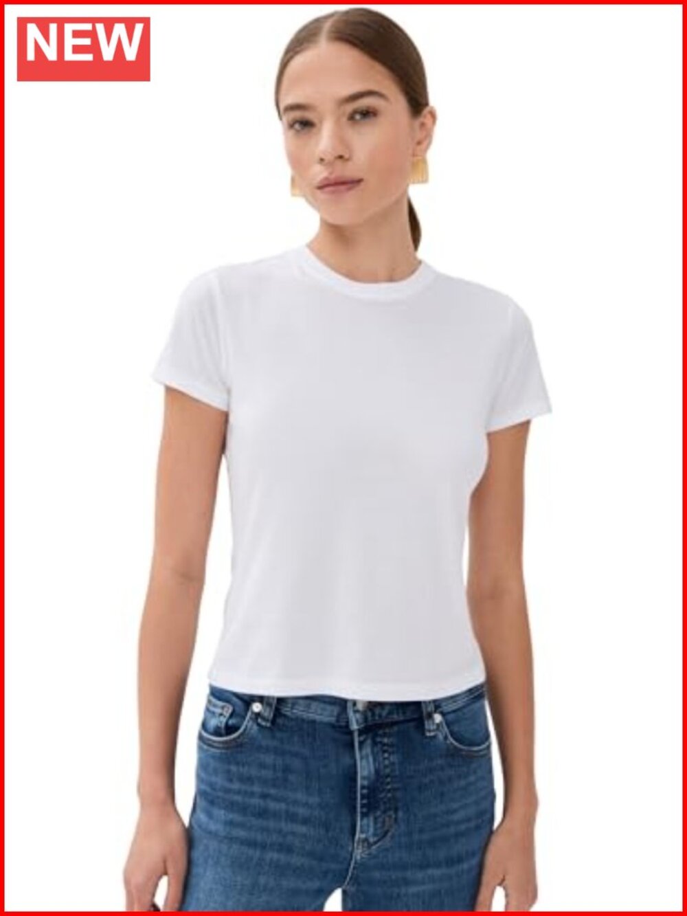 100% Cotton Crew Neck Short Sleeve Baby Tee T-Shirt